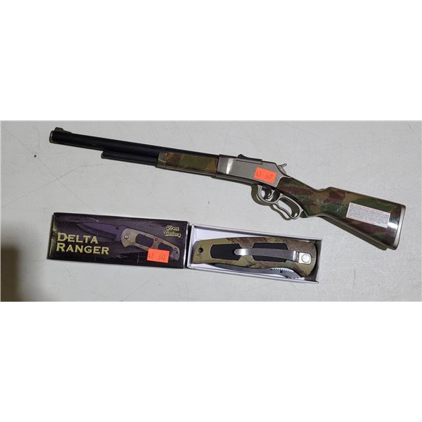 Rifle Lighter & Delta Ranger Knife
