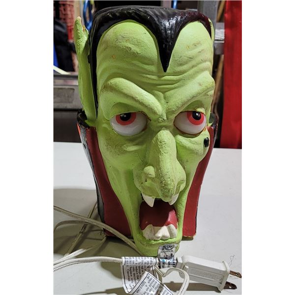 1990s Vampire Light Up Blow Mold Decor