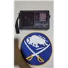 Image 1 : Buffalo Sabres Patch & Portable Radio
