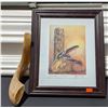Image 1 : Indigenous Art Lot w/ Framed Print & Horn