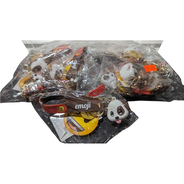 Lot of Emoji Keychains