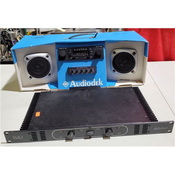Audiodek Car Stereo System & SLA1 Studio Linear Amplifier