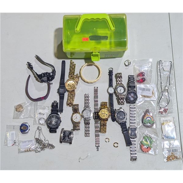 Lot of Assorted Watches & Jewelry