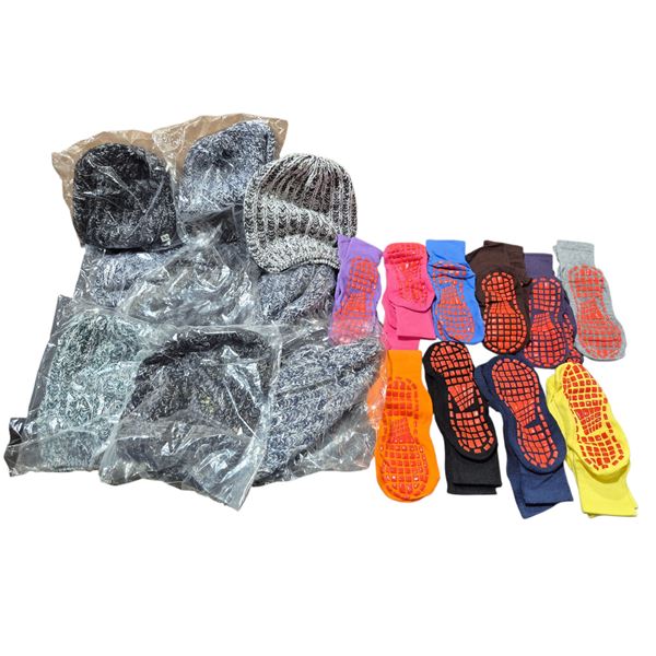 Lot of Toques & Grip Socks