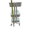 Image 2 : White Rolling Utility Cart