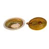 Image 2 : Amber Glass Hen Candy Dish