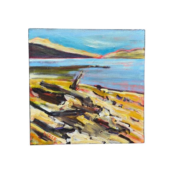 Original "West Coast Whisper I" Painting by Gabrielle Greig