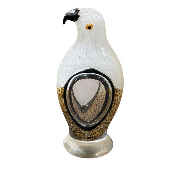 Blown Glass Bird Sculpture