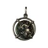 Image 1 : 925 Sterling Greek Coin Pendant