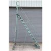 Image 1 : Collapsible Warehouse Stairs Ladder 92" x 42" (to 156"H)
