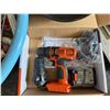 Image 4 : Contents of Shelf: Power & Hand Tools, Gas Cans, Hydraulic Oil, etc (Shelf not included)