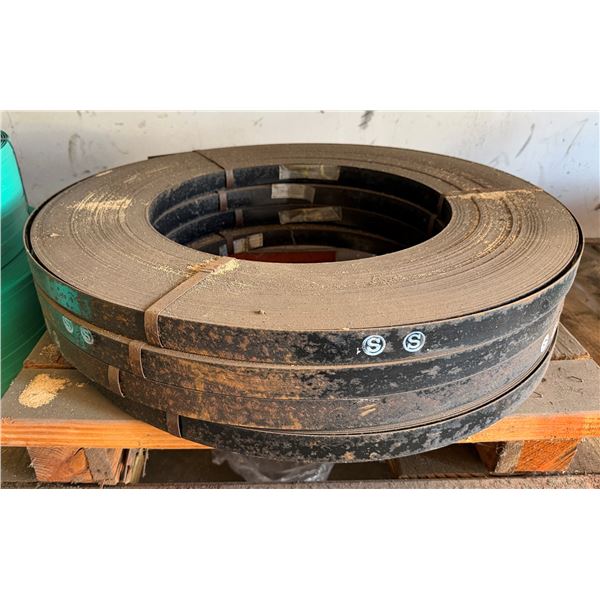 Qty 4 Coils Industrial Steel Strapping
