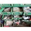 Image 11 : Green 60-Drawer Industrial Small Parts Cabinet 42" x 15" x 68"H & Contents: Hardware, etc