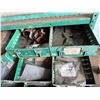 Image 13 : Green 60-Drawer Industrial Small Parts Cabinet 42" x 15" x 68"H & Contents: Hardware, etc