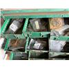 Image 14 : Green 60-Drawer Industrial Small Parts Cabinet 42" x 15" x 68"H & Contents: Hardware, etc
