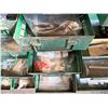 Image 4 : Green 60-Drawer Industrial Small Parts Cabinet 42" x 15" x 68"H & Contents: Hardware, etc