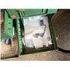 Image 5 : Green 60-Drawer Industrial Small Parts Cabinet 42" x 15" x 68"H & Contents: Hardware, etc