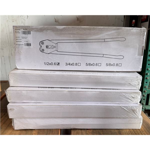 Qty 5 Boxes EP-1200 Economy Front Action Sealers