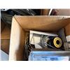 Image 11 : Contents of Shelf: Yale PE 3-Ton Hoist, Turnlock Plugs, Watthour Meter, Wire, Hardware, etc (Shelf n