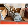 Image 3 : Contents of Shelf: Yale PE 3-Ton Hoist, Turnlock Plugs, Watthour Meter, Wire, Hardware, etc (Shelf n