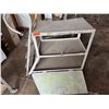 Image 3 : Platform Dolly Cart 36" x 23" x 51"H & Rolling Ladder Cart 45" x 20" x 50"H