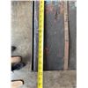 Image 5 : Qty 2 Metal Tables w/ Wooden Tops & Undershelves 23" x 23" x 32"H