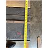 Image 6 : Qty 2 Metal Tables w/ Wooden Tops & Undershelves 23" x 23" x 32"H