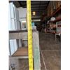 Image 7 : Qty 2 Metal Tables w/ Wooden Tops & Undershelves 23" x 23" x 32"H