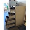 Image 4 : Qty 2 Art Metal & HON 4-Drawer File Cabinets 18" x 28" x 52"H