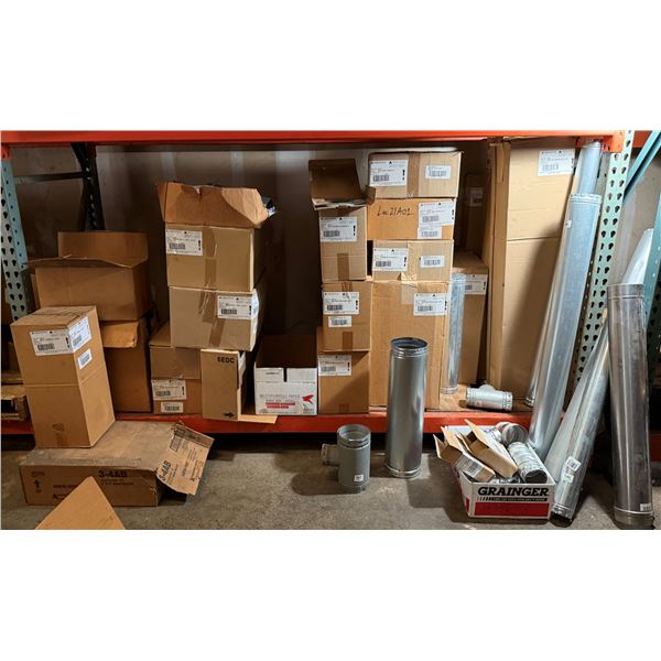 Multiple Amerivent Pipe Sections, Vents, Collars, Pipe Hangers, Flashing, etc