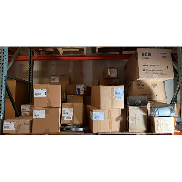 Multiple Amerivent Pipe Sections, Fittings, Vents, Increaser, Caps, etc