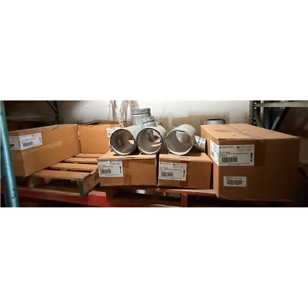 Multiple Amerivent Pipe Sections, Increaser, Hood Connector, Vents, etc