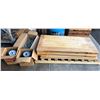 Image 1 : Multiple Wooden Platform Dollies 60" x 30" x 2" w/ Casters & Wheels (unassembled)