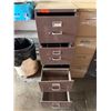 Image 2 : Qty 2 GEM & HON 4-Drawer File Cabinets 18" x 26.5" x 52"H