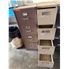 Image 3 : Qty 2 GEM & HON 4-Drawer File Cabinets 18" x 26.5" x 52"H