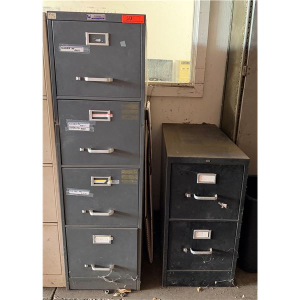 Century 4-Drawer & HON 2-Drawer File Cabinets, Misc Sizes