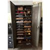 Image 1 : Metal Storage Cabinet & Contents:  Wheels, Parts, Hardware, etc