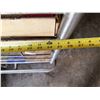 Image 14 : Colson Wire Cage Cart 52" x 25" x 56"H & Contents: Strapping, Printer Cartridges, Pump, Shrink Wrap,