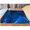 Image 4 : Colson Wire Cage Cart 52" x 25" x 56"H & Contents: Strapping, Printer Cartridges, Pump, Shrink Wrap,