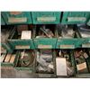 Image 10 : Green 100+ Drawer Industrial Small Parts Cabinet & Contents: Hardware, etc