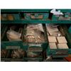 Image 11 : Green 100+ Drawer Industrial Small Parts Cabinet & Contents: Hardware, etc