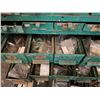 Image 12 : Green 100+ Drawer Industrial Small Parts Cabinet & Contents: Hardware, etc