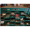 Image 19 : Green 100+ Drawer Industrial Small Parts Cabinet & Contents: Hardware, etc
