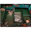 Image 21 : Green 100+ Drawer Industrial Small Parts Cabinet & Contents: Hardware, etc