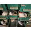 Image 4 : Green 100+ Drawer Industrial Small Parts Cabinet & Contents: Hardware, etc