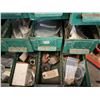 Image 9 : Green 100+ Drawer Industrial Small Parts Cabinet & Contents: Hardware, etc