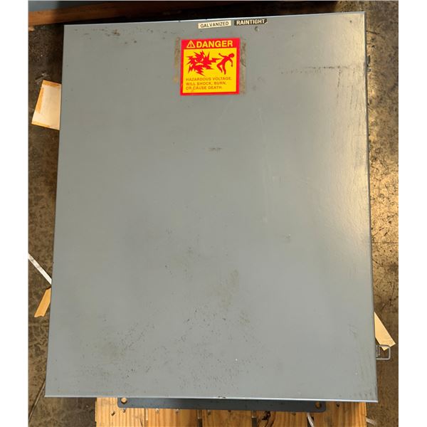 Industrial Control Panel w/ Cutler-Hammer Circuit Breakers & Furnas Overload Relays in Enclosure Box