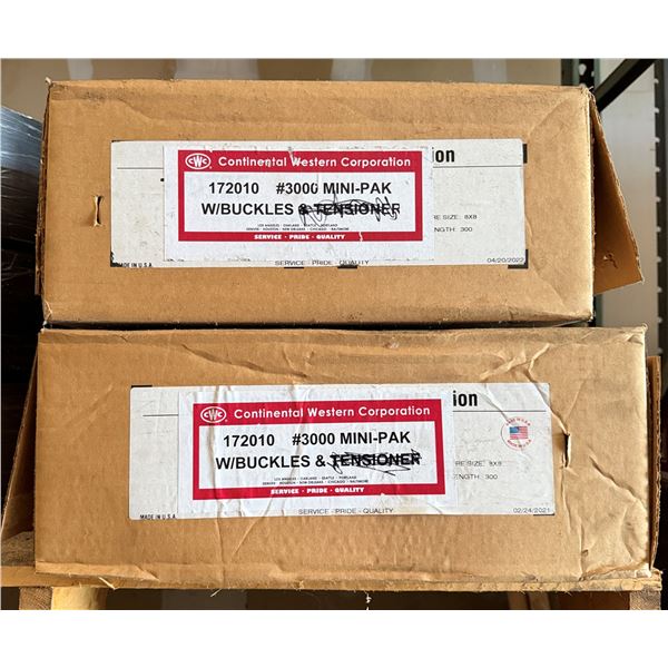 Qty 2 Boxes Continental Western Corp 172010 Polypropylene Strapping