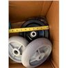 Image 5 : Qty 8 Boxes Multiple Industrial Caster Wheels, etc Misc Sizes
