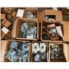 Image 1 : Multiple Boxes Multiple Industrial Caster Yokes, Hardware, etc Misc Sizes